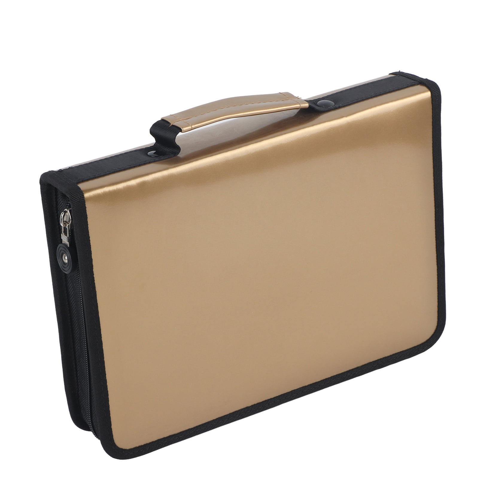 Tebru Foldable PU Leather Pencil Case, Multicolor