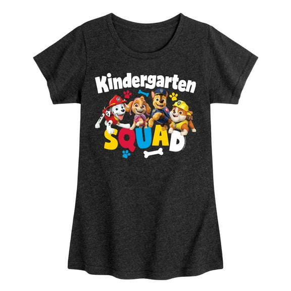 Paw Patrol - Squad Kindergarten - Toddler & Youth Girls Short Sleeve Graphic T-Shirt
