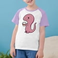 thumbnail image 3 of RXIRUCGD 2025 Vêtements d'Été pour Enfants Tout-Petits Garçons Filles Mode Mignon Col Rond Imprimé Manches Courtes Haut, 3 of 7