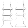 thumbnail image 1 of CRILSTYLEO 8pcs Pliers Holder Pegboard Hooks In Silver Iron For Simple Design Tool Organization, 1 of 8