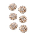 thumbnail image 3 of GUOOL 6 Pieces Cufflink Trendy Rhinestone Button Covers for Party Business Wedding A, 3 of 9