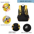 thumbnail image 4 of FORMRS School Backpack 17" Student Travel Bag with Laptop Compartment, Pink White Stars, 4 of 7