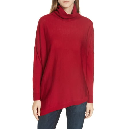 Wool Turtleneck Sweater - Women's Small Turtleneck Tunic Wool Sweater S