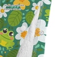 thumbnail image 4 of Kid Hooded Beach Towel inch Bath Poncho Towels Soft Absorbent Quick Dry for Boy Girl Cute Frog Leaf Flower M, 4 of 7