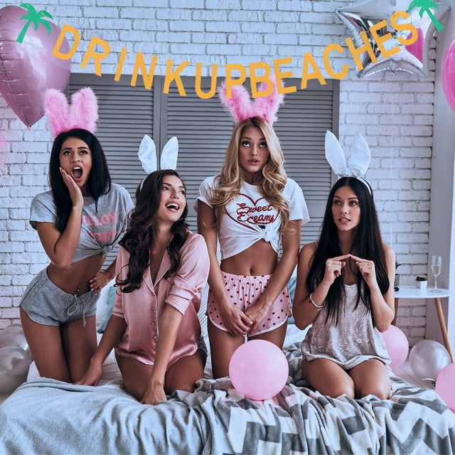 Houderco 1Ud Banner De Fiesta Up Beaches Con Hawaiano Y Material Duradero