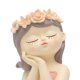 thumbnail image 2 of Maceta para Cabeza de Niña, Maceta para Manualidades, Portalápices de Escritorio, Figurita Decorativa, Maceta para Bonsái para Regalo, Dormitorio, Bar Estilo C Macarena Maceta de florero de busto, 2 of 8