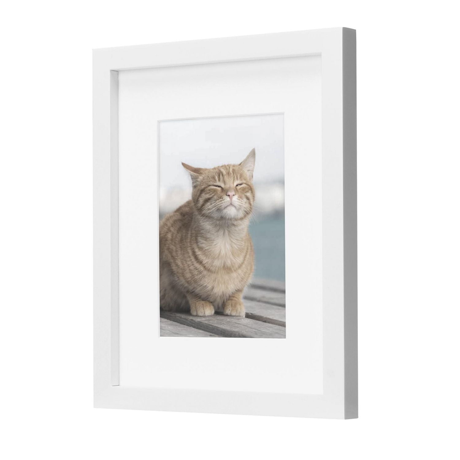 hometrends Gallery White Picture Frame, 8" x 10"/5" x 7"