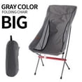 thumbnail image 2 of Silla con respaldo plegable para exteriores Silla de playa portátil para acampar y pescar para viajes Picnic Senderismo Mochilero Monstrate LF000041-02B, 2 of 7