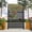ZL-Black, variant on Erosoei Freestanding Metal Outdoor Privacy Screen, 71.97"H x 45.67"W