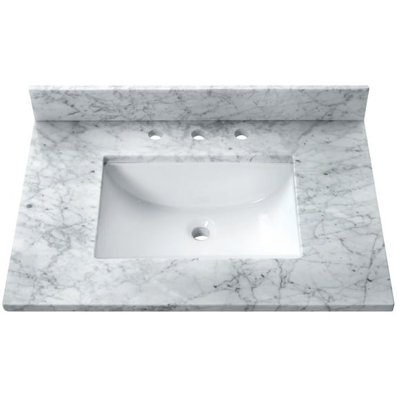Avanity Sut31-Rs 31" Marble Vanity Top - White