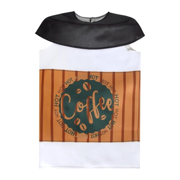 Disfraz de café con leche para Halloween, divertido disfraz de café para niños, ideal para fiestas temáticas. De S a M