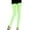 Mint Green, variant on Babysbule Womens Pants Women's Elastic Cropped Trousers Slimming Candy Color Fluorescent Leggings
