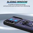 thumbnail image 5 of Compatible with Samsung Galaxy S21 Plus Case with HD Screen Protector with Slide Camera Cover, 360° Rotation Ring Kickstand [Military Grade] Case for Samsung Galaxy S21 Plus,Blue, 5 of 16