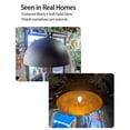 thumbnail image 2 of 20 Inch Large Black Chandelier Dome, Bold Matte Black and Gold Pendant Light with Luxe Glow, Hanging Fixture for Dining Room, Kitchen Island, or Foyer, 2 of 7
