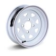 thumbnail image 3 of WANDA Wheel Assembly 4.80-12 6-Ply C 79M 4 Lug on 4" PCD White Spoke Rim Trailer Tire, Set of 2, 3 of 4