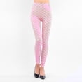 thumbnail image 2 of Arlun Shiny Fish Scale Printed Leggings for Women High Waisted Stretch Tight Pants Stylish Leather Slim Fit Bodycon Pants 2026 Carnival Holiday Outfits Pink One Size, 2 of 5