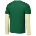thumbnail image 3 of Unisex Stadium Essentials Hunter Green Milwaukee Bucks Spectator Twofer Long Sleeve  T-Shirt, 3 of 3