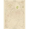 thumbnail image 2 of USGS 25x32 White Modern Wood Framed Museum Art Print Titled - Karlo California Quad - USGS 1954, 2 of 4