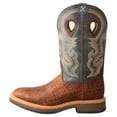thumbnail image 5 of Twisted X Boots Mens Distressed Saddled 12 Peacock Top Square Toe Cowboy Boot 13 D Distressed Saddle & Peacock, 5 of 5