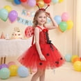 thumbnail image 5 of Grblisyd 3PC Halloween Costume Girls Ladybug Costume dress tutu and Bug Costumes for Kids Halloween Dress Up Clothes Gifts, 5 of 6
