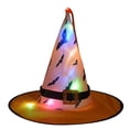 thumbnail image 1 of Less Than 5 Party Light-up Decoration Halloween Hat Witch Hat Scene Layout LED Lights String Hat Party Witch Hat, 1 of 5