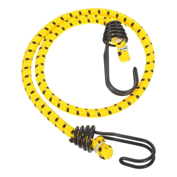 unbranded Heavy Duty Bungee Cords With Carabiner Clips Elastic Rope For Camping Tent Lines And Outdoor Adventures