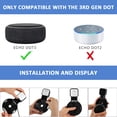 thumbnail image 2 of Moonet Outlet Wall Mount Holder Stand Hanger for 3rd Generation Hide Messy Wires Echo Dot 3 Stand Hanger for Kitchen Bedroom Bathroom, 2 of 7
