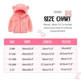 thumbnail image 2 of Usaibhir Baby Boys Girls Fleece Jackets Zip Up Hoodies Cute Bear Coats Fall Winter Fuzzy Jacket Newborn Boys Girls Outwear 0-3T, 2 of 12