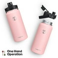thumbnail image 6 of GEDUX 64 oz Insulated Stainless Steel Water Bottle, Half Gallon Water Bottle with 2-in-1 Chug & Straw Lid and Handle, Leak Proof Wide Mouth Vacuum Tumbler for Gym Travel, 6 of 7