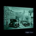thumbnail image 2 of Startonight Canvas Wall Art Abstract - Retro Cars on the Old's Town Streets Painting - Artwork Print for Bedroom 24" x 36"&nbsp;, 2 of 6