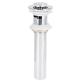 thumbnail image 1 of Popup Drainer, Drain Stopper Highly Glossy  Practical  For Bathroom For Washbasin Electroplating Popup With Hole, 1 of 8