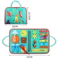 thumbnail image 3 of serony Montessori Busy Board Learning Fine Motor Skills Sensory Board for Kids, 3 of 9