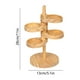 thumbnail image 3 of Estante giratorio de madera de varios niveles para guardar llaves de entrada. Crea una caja de almacenamiento de joyas de escritorio de madera maciza. Estante de madera., 3 of 6