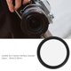 thumbnail image 5 of de lente estrella 58 cámara Junestar 58mm Filtro de lente estrella para lentes de cámara Canon/Nikon/Sony/Pentax/Olympus/Fujifilm,Filtro de lente Filtro de lente de estrella Filtro de lente de estrell Higoodz Accesorios de Fotografía, 5 of 7