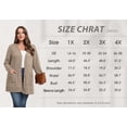 thumbnail image 5 of Cueply Women's Plus Size Sweater Long Sleeve Lightweight Cardigans Buttons Knited Casual Outwear Tops with Pockets 1X-4X, 5 of 9