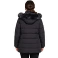 thumbnail image 4 of Wantdo Women's Recycled Plus Size Coat and Jacket with Hoods Insulated Winter Snow Coat Dark Gray 2XL, 4 of 8