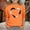 Orange, variant on Frwgonr School Uniform Shirts for Girls Orange Kids Summer Fall Crewneck Tops Cute Tees Blouse Size 3T-14