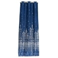thumbnail image 2 of Foulard Rideau Opaque pour Salon Chambre, Rideau Bleu Marine, 2 of 8