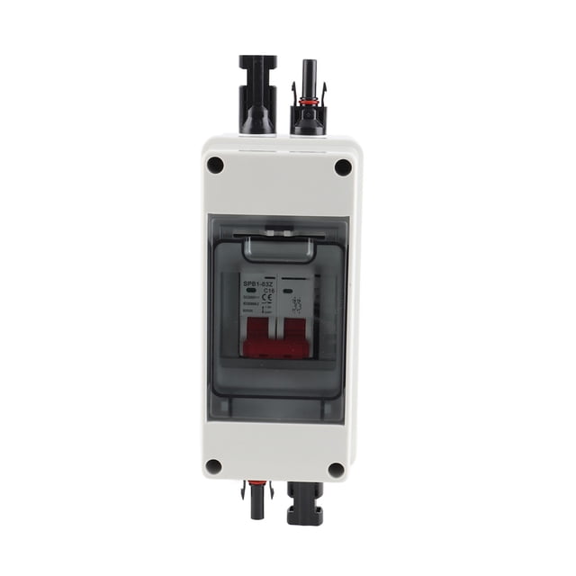 CAJA COMBINORA DE INTERRUPTOR DE DESCONEXIÓN DE CC FOTOVOLTAICA Solar de 500 V, Resistente al Agua IP65, Protección Contra Truenos, Larga vida útil, Instalada Entre Entre.