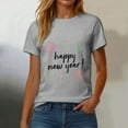 thumbnail image 6 of felwors Happy New Year Shirt for Women 2026 New Years Eve T-Shirt Countdown Fireworks Holiday Party Tops(Light Gray, XL), 6 of 8