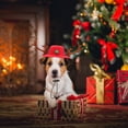 thumbnail image 4 of HEALEEP Sombrero De Para Con Cuernos De Reno Ajustable Para Perros Y, 4 of 8