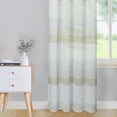 thumbnail image 5 of Danolapsi Sheer Window Curtains Horizontal Striped Curtains Balance Privacy & Light ,Grommet Top Elegant Vertical Voile Textured Window Dressings For Door Bedroom Living Room, 5 of 9