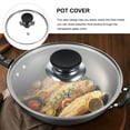 thumbnail image 2 of Glass Lid: Cookware Glass Replacement Lid Stainless Steel Rim Handle for Pots Pans Skillet Saucepan 15X15CM, 2 of 5