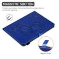 thumbnail image 4 of Galaxy Tab A7 SM-T500 T505 T507 10.4-inch Case,Dteck Smart Magnetic Butterfly Pattern Leather Case Card Holder Wallet Kickstand Hybrid Rubber Folio Cover for Samsung Galaxy Tab A7 10.4" 2020,Blue, 4 of 5