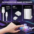 thumbnail image 2 of SayoDevice O3C Rapid Trigger Mini Keyboard Magnetic Switches Keyboard OSU Geometry Dash, 2 of 7