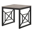 thumbnail image 6 of Furniture of America Dexter Wood Top and Metal Gray 2-Piece Coffee Table Set, 6 of 11
