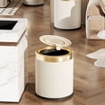 thumbnail image 2 of Guardoinrt Stylish Sensor Beige Sensor With Pukomc 13 Gallon Garbage and atmospheric Say Manual Lid, 2 of 6