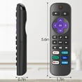 thumbnail image 2 of Ustris 2 pack Replacement Remote Control Compatible for Roku TV, TCL Roku/Hisense Roku/Onn Roku/Sharp Roku/Element Roku/Westinghouse Roku/Philips Roku Smart TVs (Not for Roku Stick and Box), 2 of 7