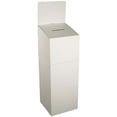 thumbnail image 1 of Floor-Standing Cardboard Ballot Box with Header - White (WCFSBB), 1 of 1