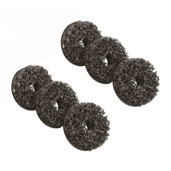 Steelman 2-Inch Diameter Wheel Stud, Hub and Rotor Cleaning Pad 6-Pack, 99905-02